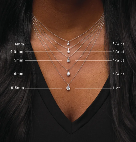 14K Yellow Gold 1/4 CT Lab-Grown Diamond 18" Necklace