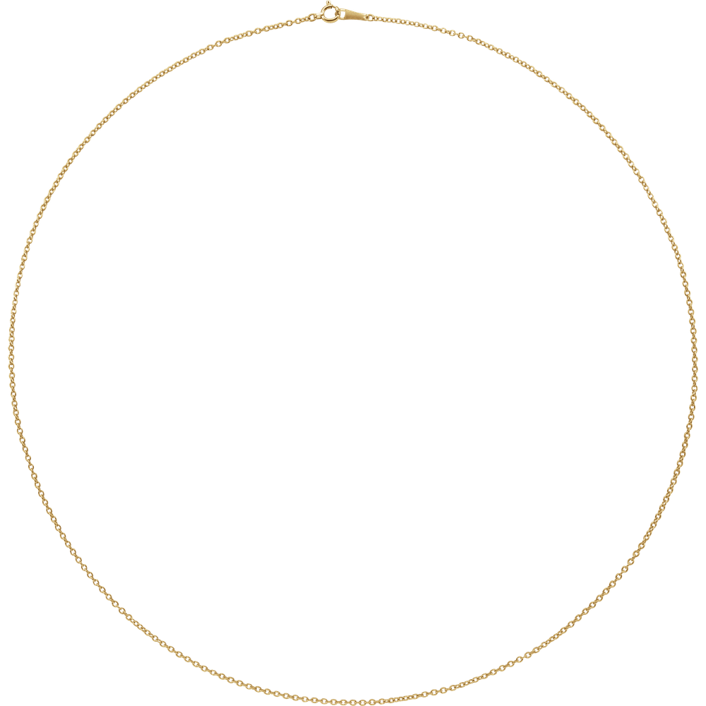 10K-18K Gold 1.5 mm Cable Chain
