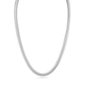 925 Sterling Silver Hollow Round Snake Chain
