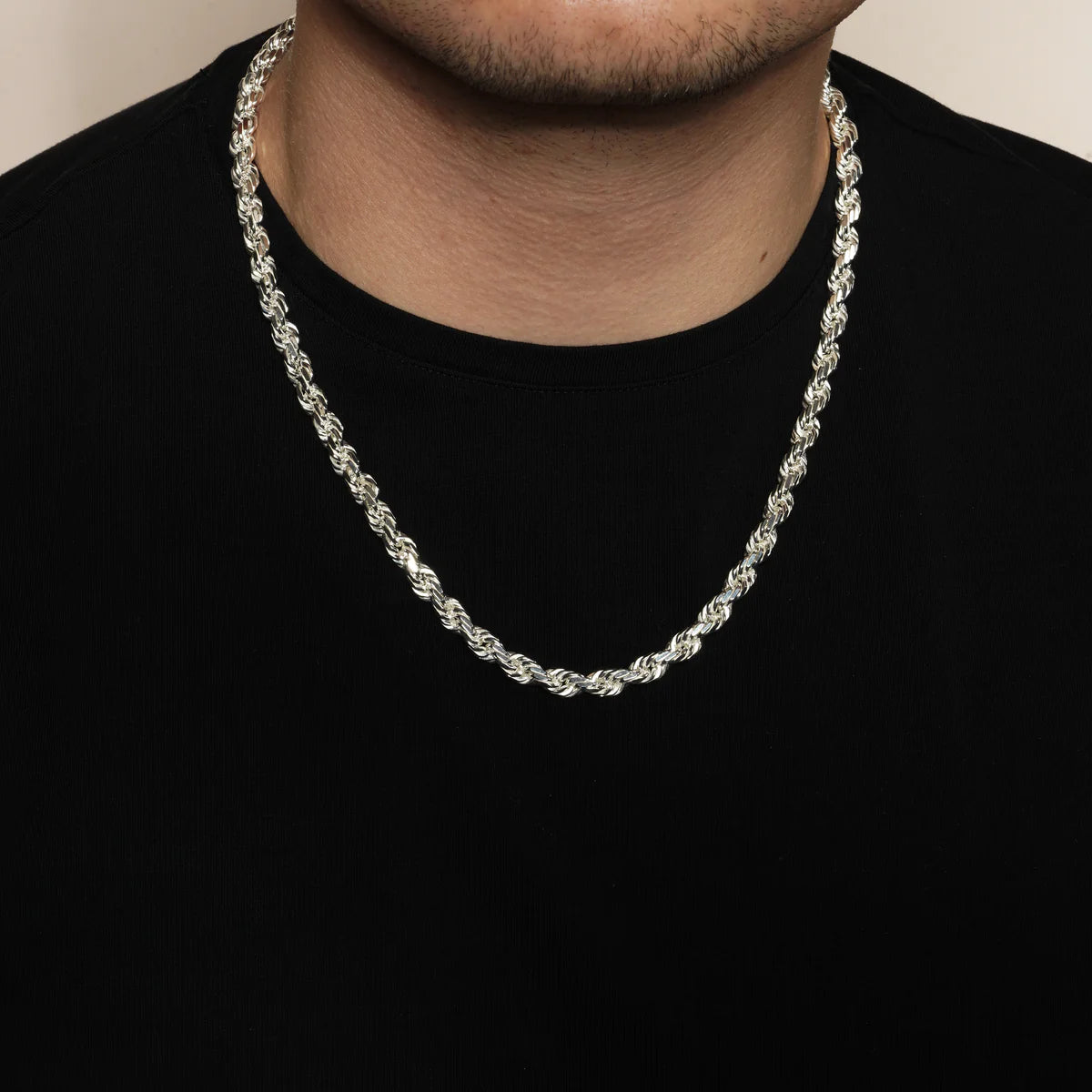 925 Sterling Silver Flex Rope Chains