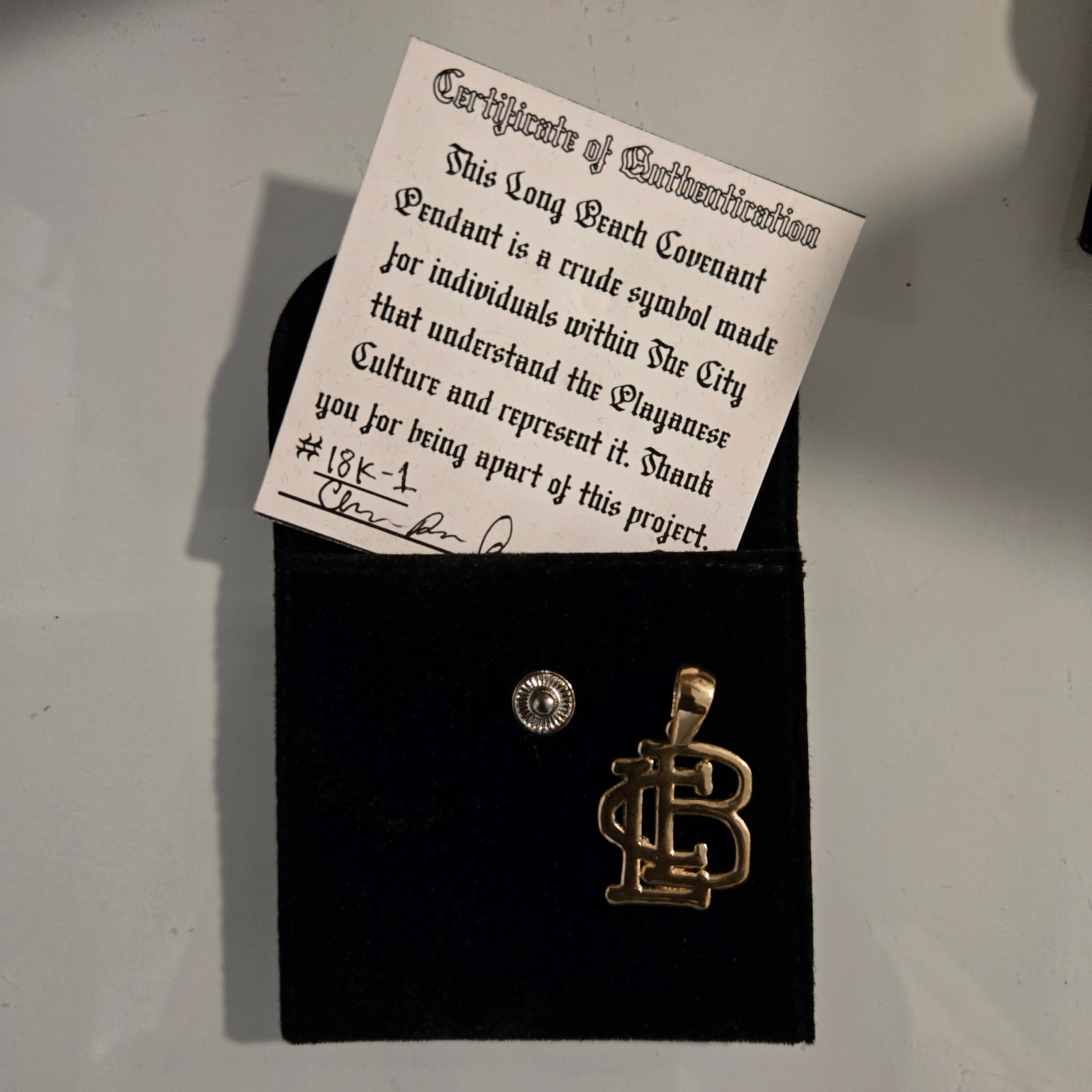 Long Beach Covenant Pendant Set